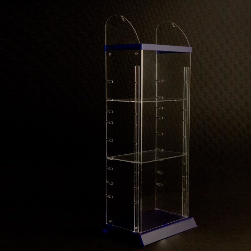 Werbeständer aus Kunststoff 1