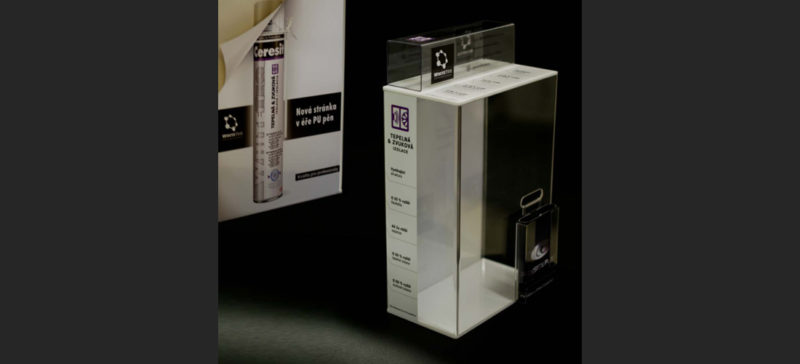 Werbeständer aus Kunststoff 5