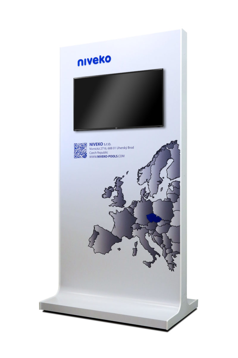 Werbeständer aus Kunststoff 7